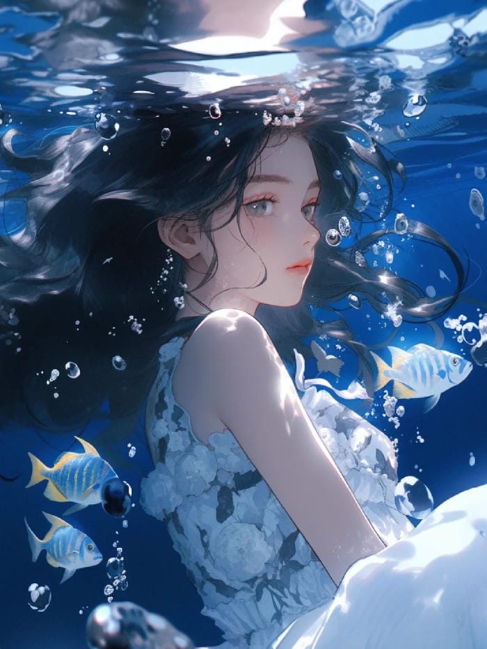 hình anime girl sad vibes