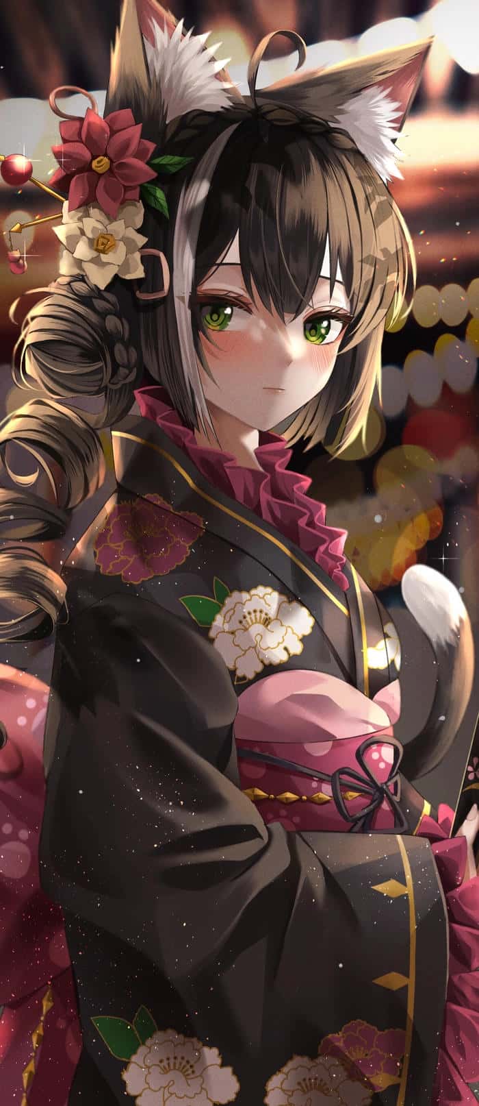 hình anime girl tinh nghịch dễ thương