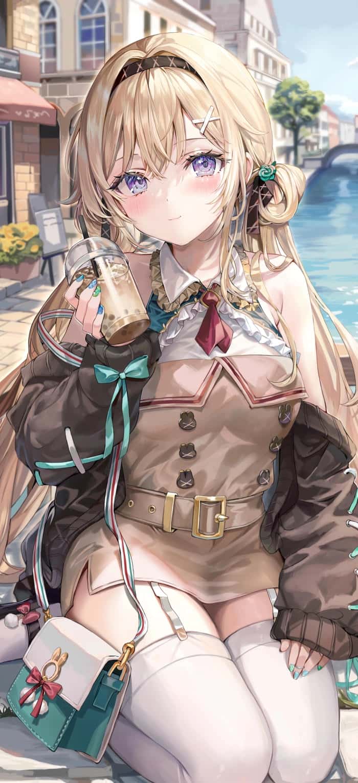 hình anime girl vibe nhẹ