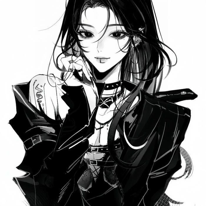 hình avatar trắng đen cool