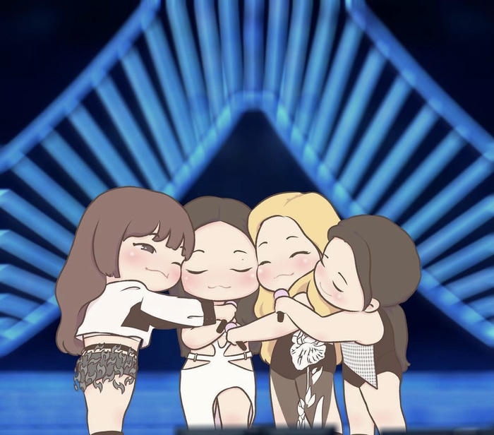 hình blackpink nhật vật yêu thương nhau