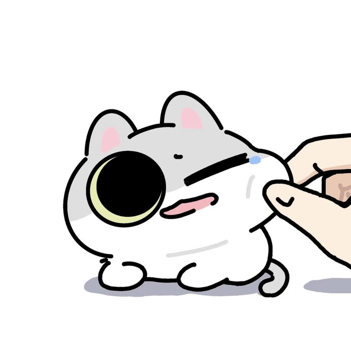 hình mèo đơ cảm xúc