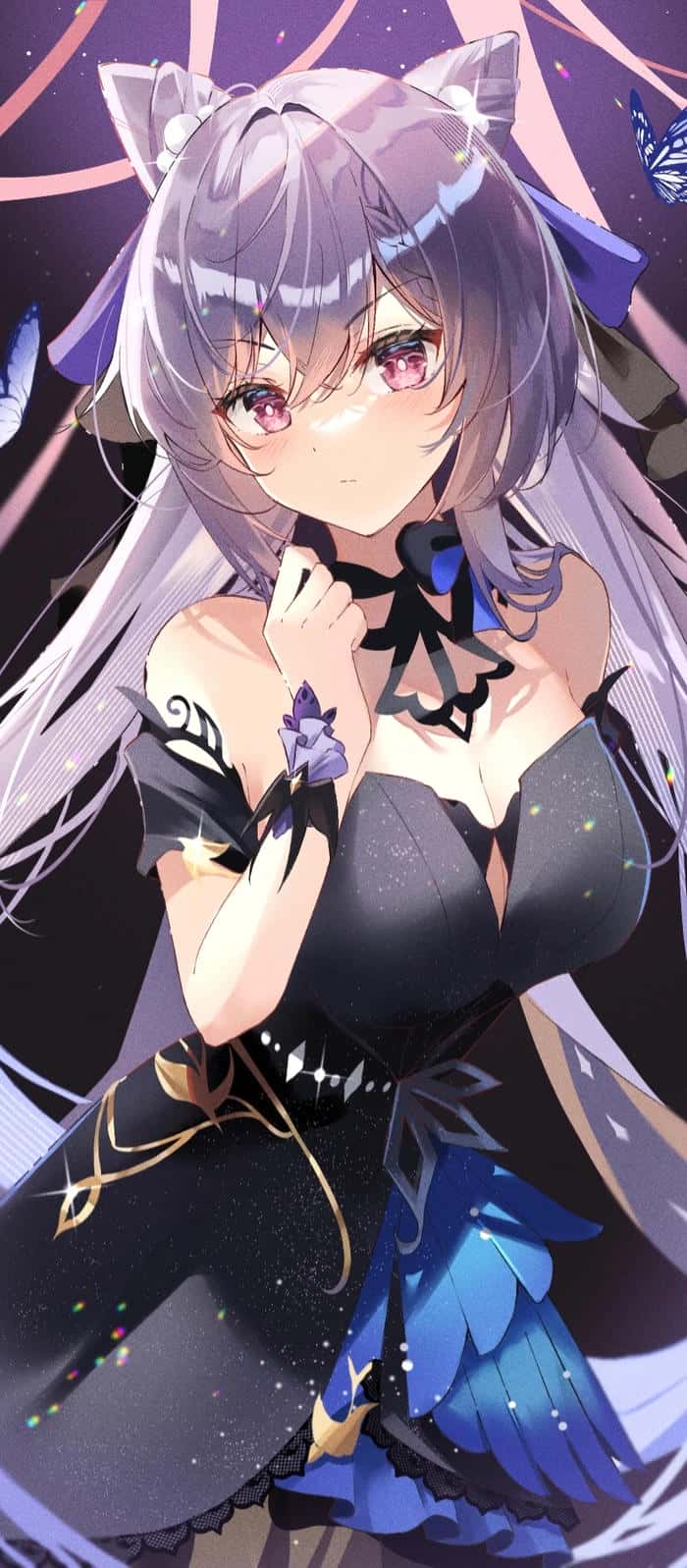 hình nền anime girl tóc ngắn