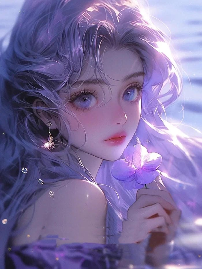 sad anime girl aesthetic