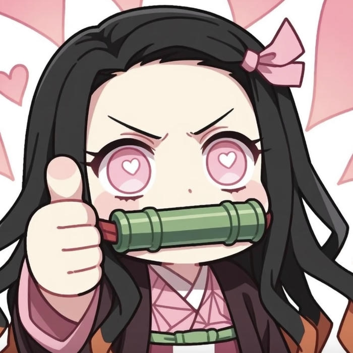 Ảnh anime nữ chibi dáng đứng dễ mến