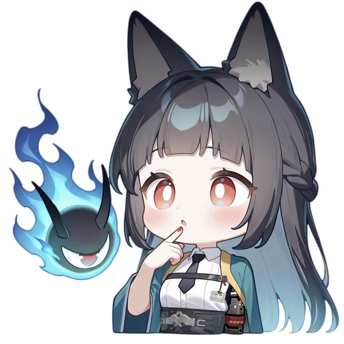 Ảnh anime nữ chibi kiểu vẽ đơn giản