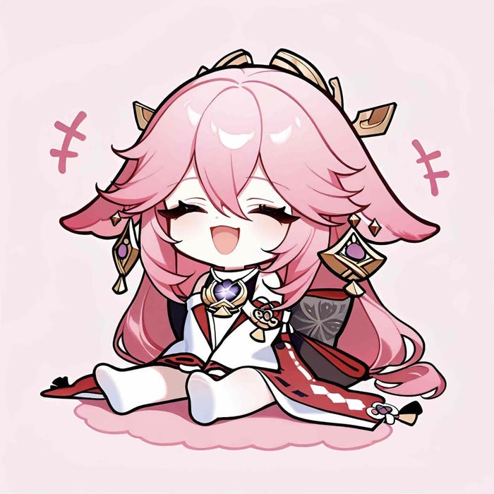 Bức ảnh anime nữ chibi tạo thiện cảm