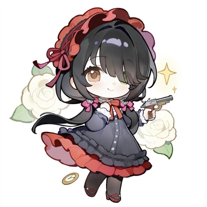 Hình ảnh anime chibi cô bé cute trong không gian sáng