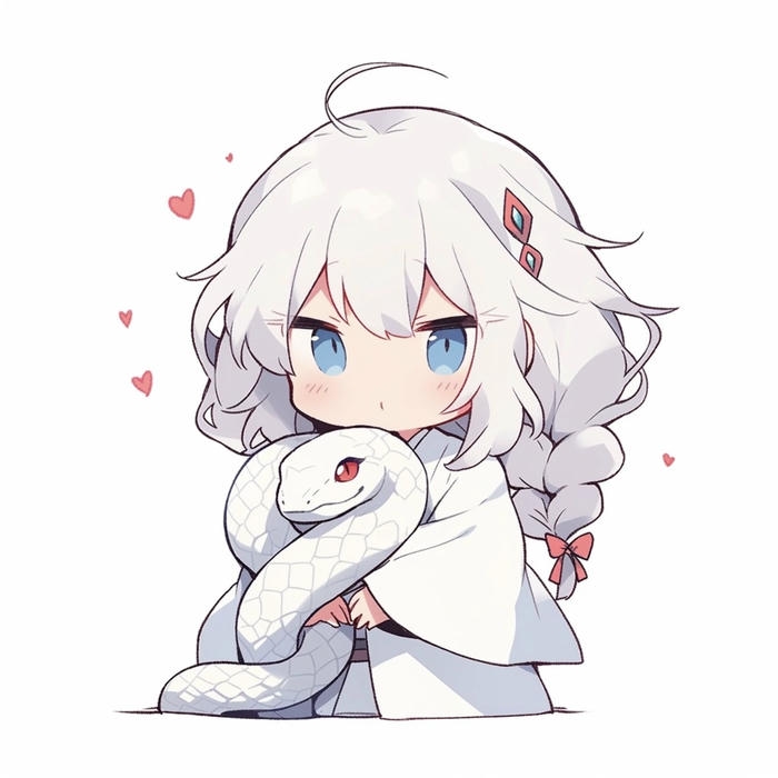 Hình ảnh anime nữ chibi phong cách dễ thương