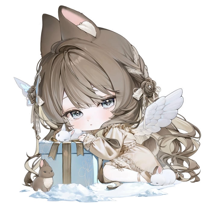 Hình anime nữ chibi phong cách hoạt hình