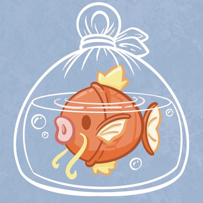 Hình cá chibi đáng yêu cho trang cá nhân