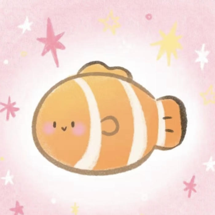 Hình cá chibi dễ thương dành cho thiếu nhi