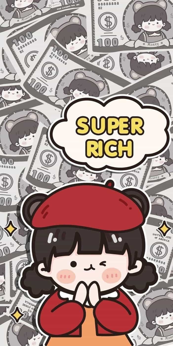 Hình nền chibi cute tranh vẽ anime đơn giản