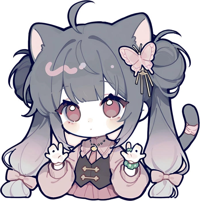 ảnh chibi nữ cute cùng tai mèo