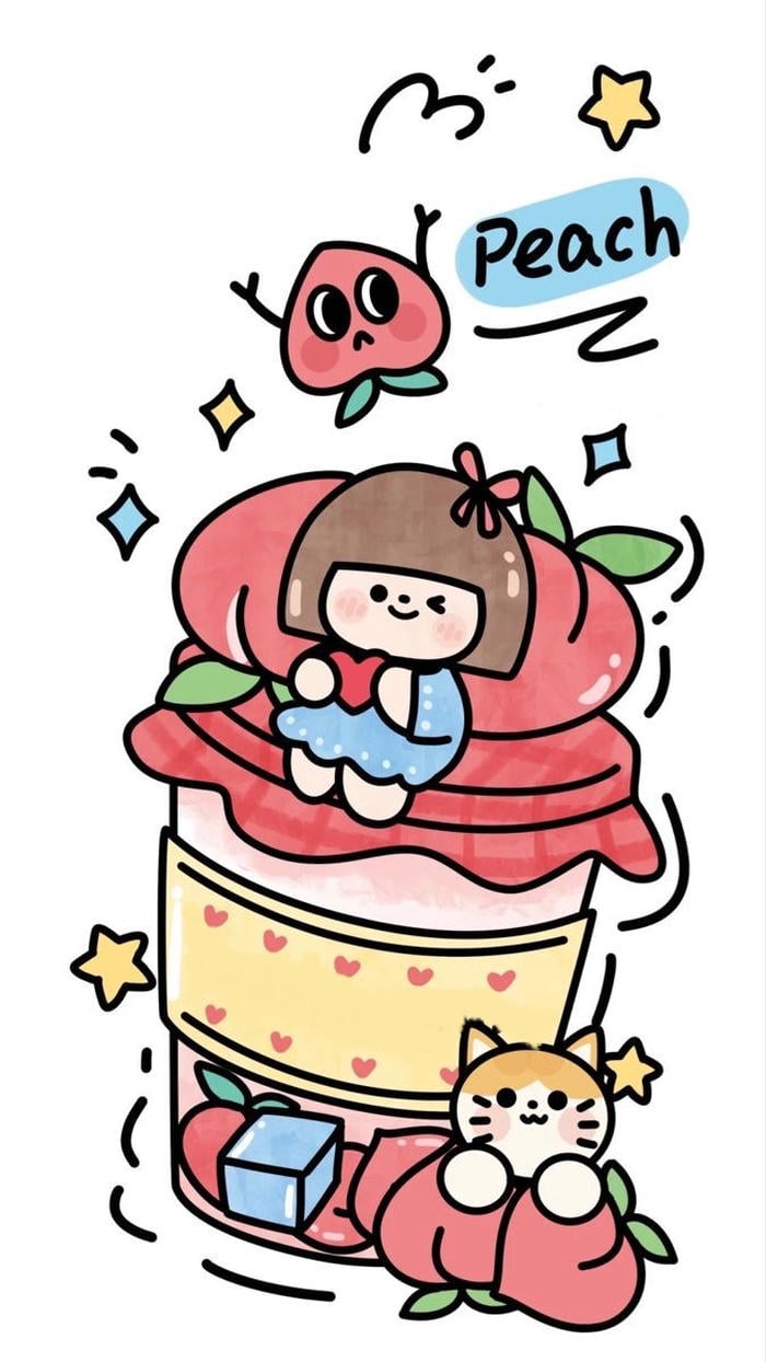 ảnh nền chibi cute dùng cho điện thoại anime