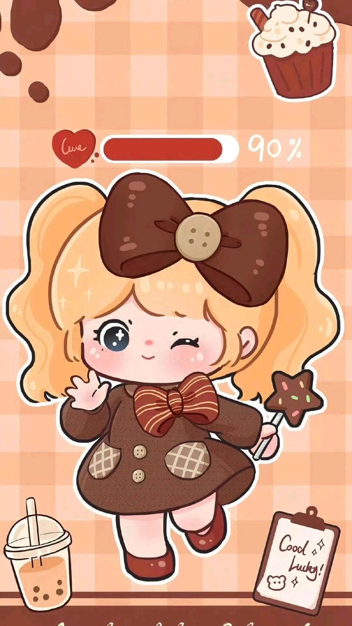 ảnh nền chibi cute dùng làm wallpaper anime