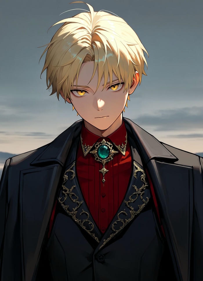 ảnh anime tóc vàng kiểu tóc phổ biến