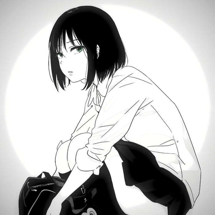 bức ảnh anime nữ tóc ngắn cực ngầu