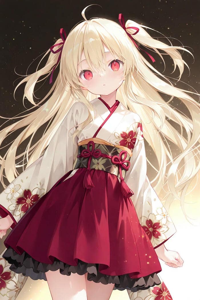 hình ảnh anime tóc vàng phong cách đời thường