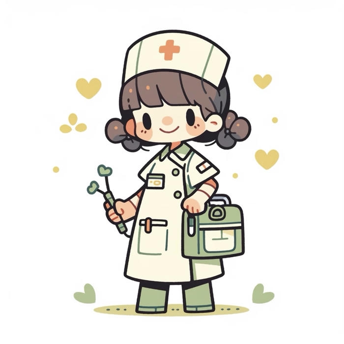 hình ảnh bác sĩ chibi tạo hình bác sĩ nữ