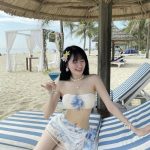 hình ảnh vũ thị khánh huyền bikini ánh nắng đẹp