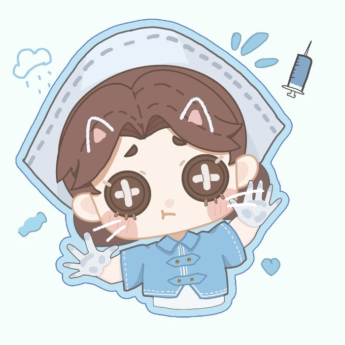 hình bác sĩ chibi nhân vật nghề nghiệp